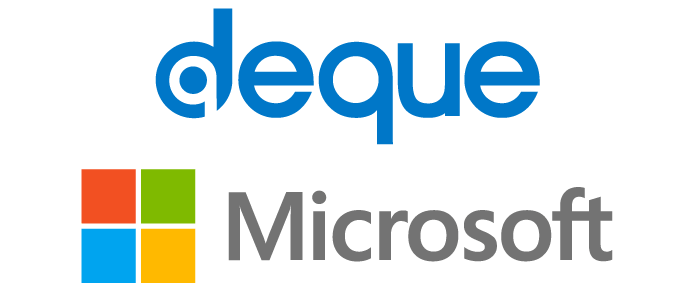 deque plus microsoft logos
