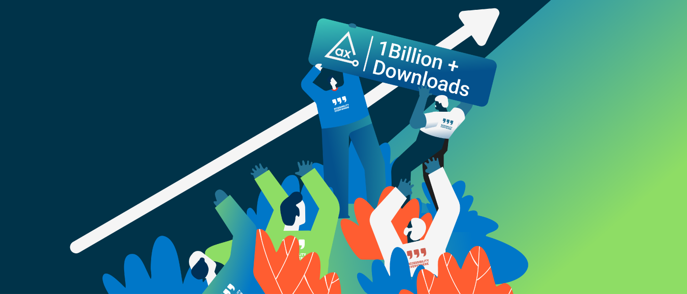 axe core billion downloads