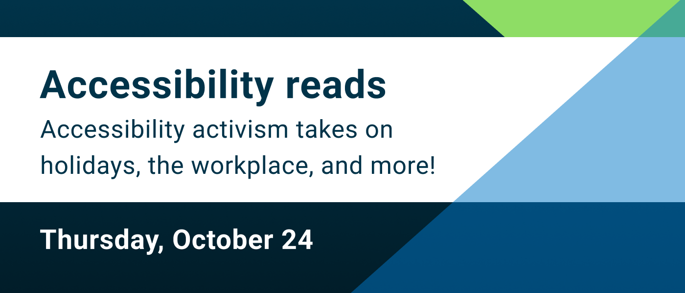 Accessibility reads Oct 24