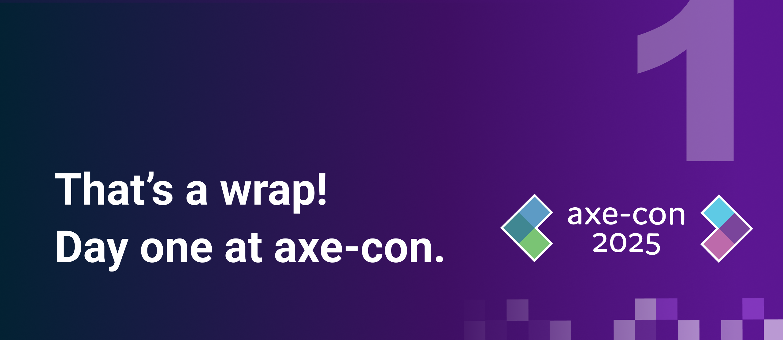 Blog header Axe con Day 1