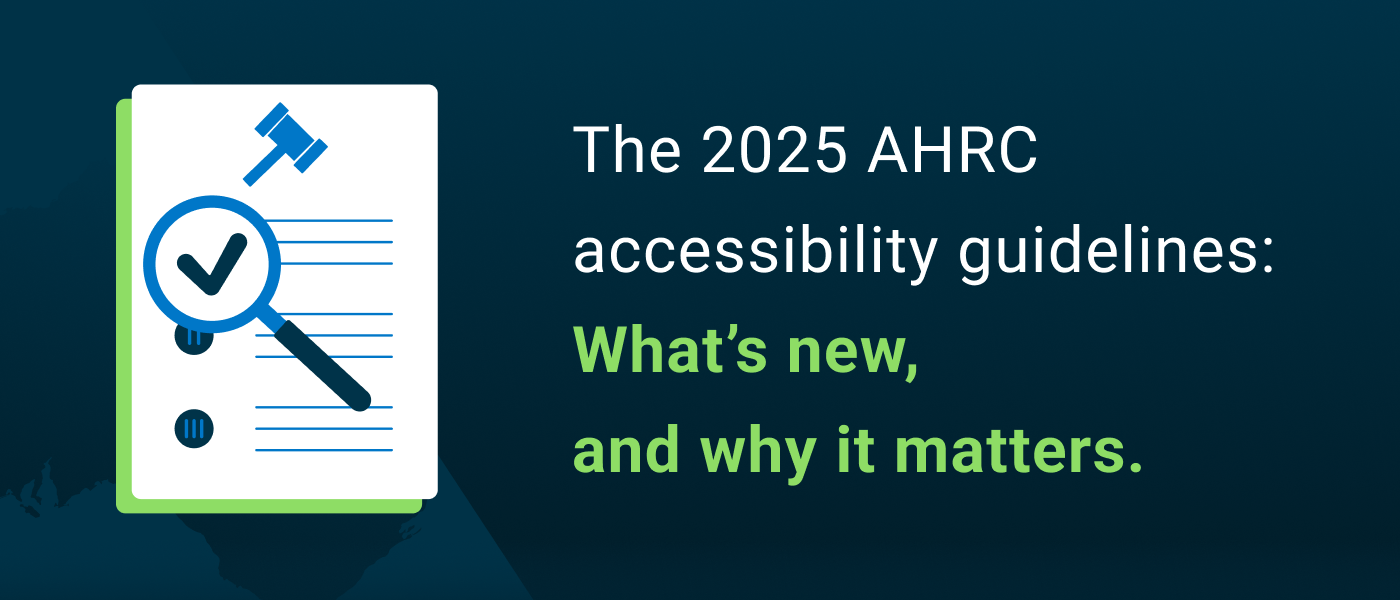 2025 AHRC accessibility guidelines