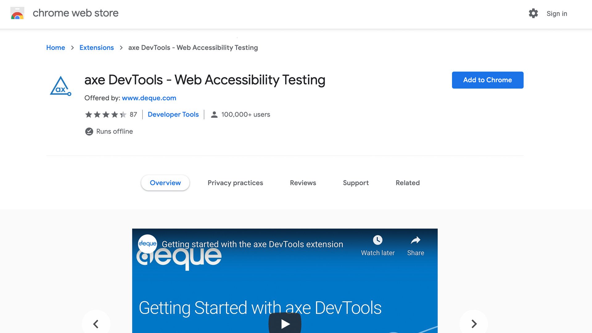 Chrome store 1