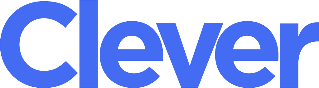 Clever blue logo