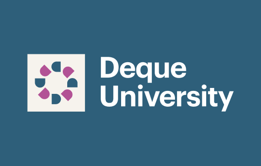 Deque University logo