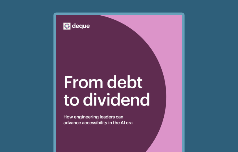 From debt to dividend report front page